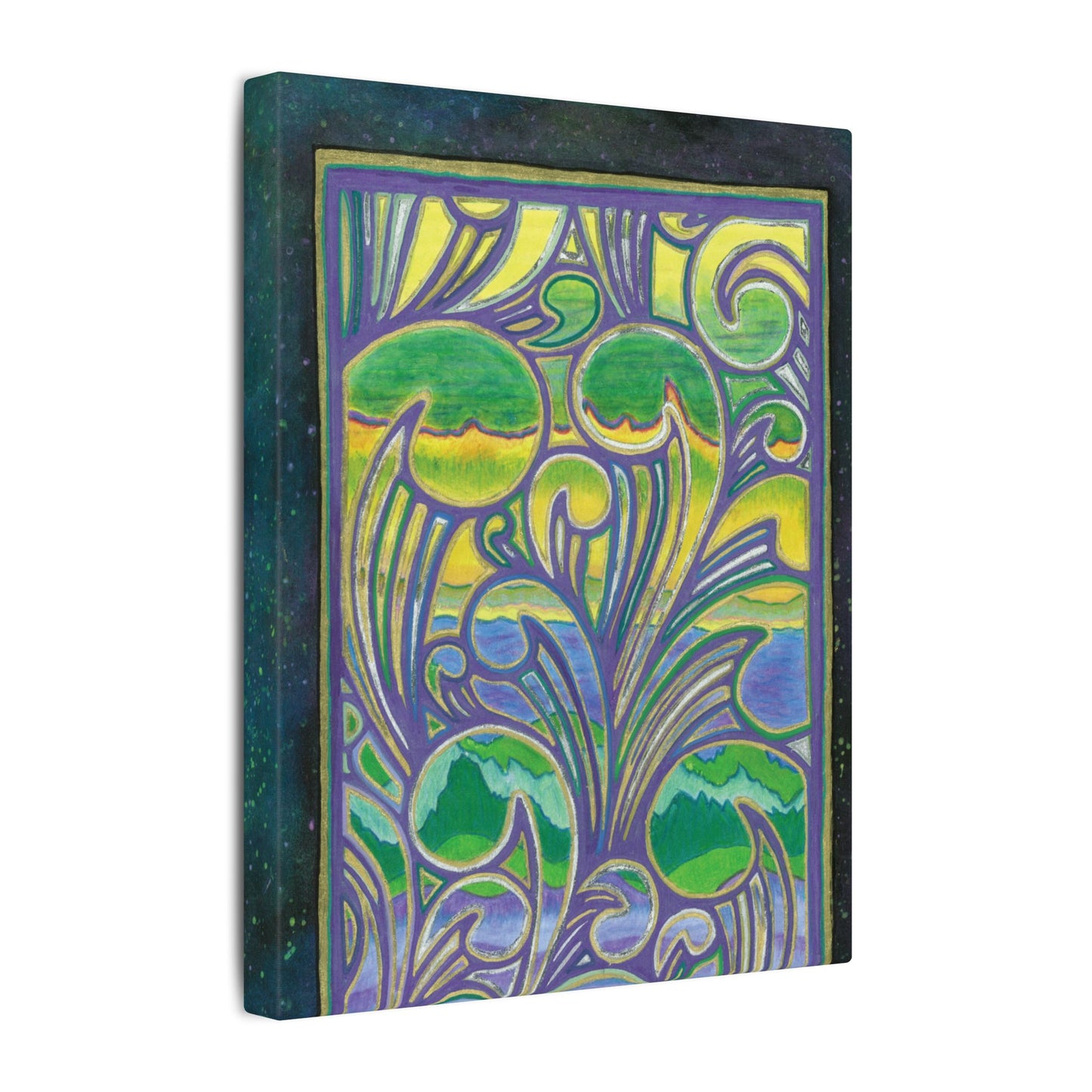 Lucid by breathemovedivine Stretched Canvas Wall Art