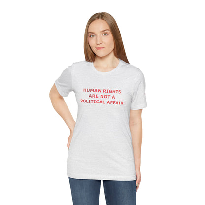 Human Rights Red Unisex T - breathemovedivine RESIST