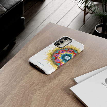 7 Chakras by breathemovedivine Mandala Design Case for Android