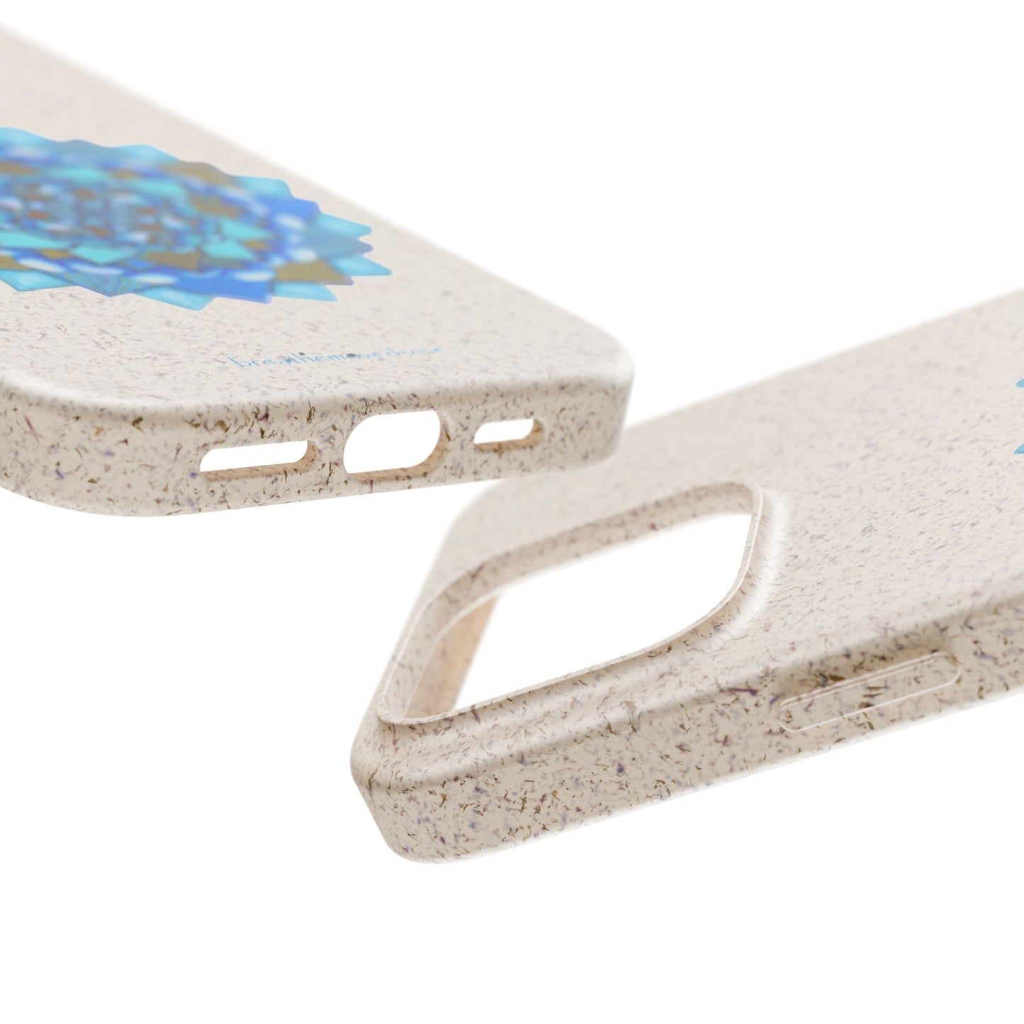 Voice by breathemovedivine Eco-Friendly Case for iPhone with Mandala Design -  21.87 top and bottom