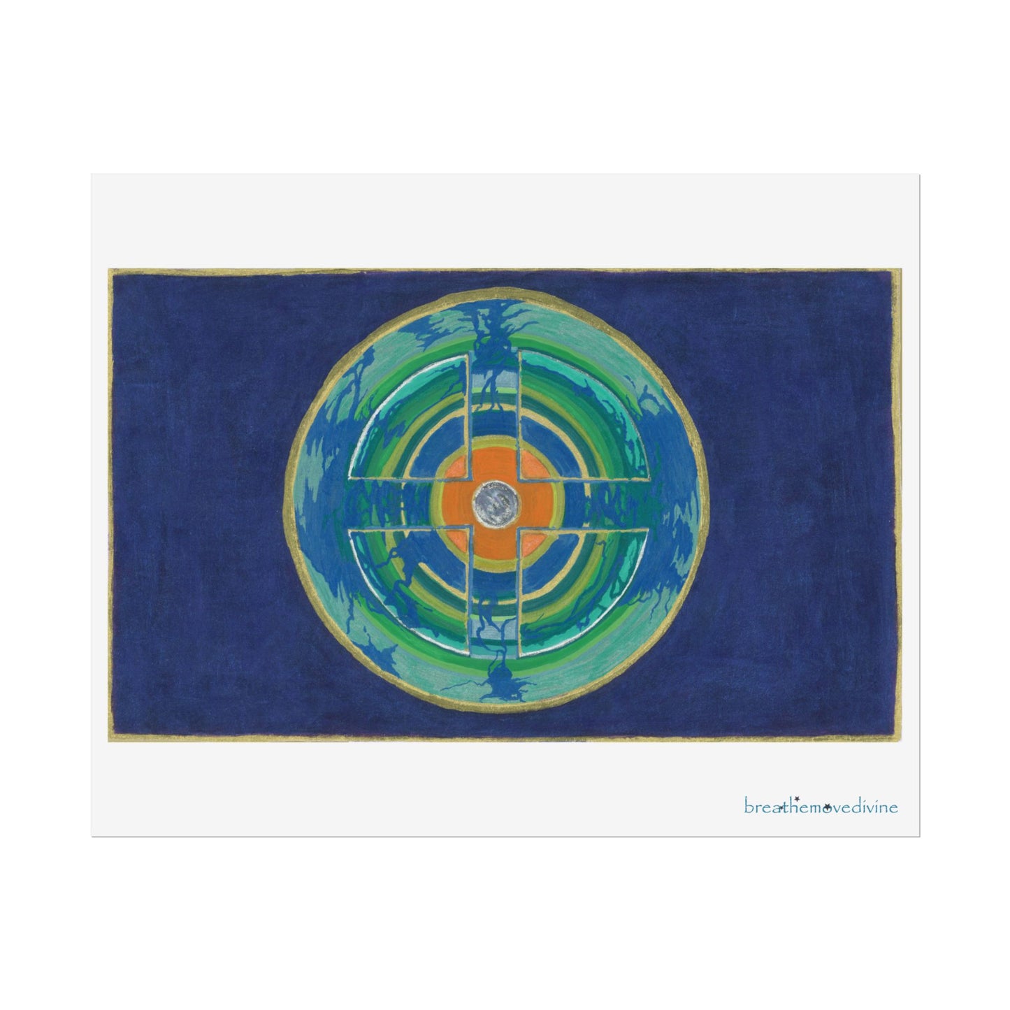 Fellow Humans by breathemovedivine Rolled Poster Print