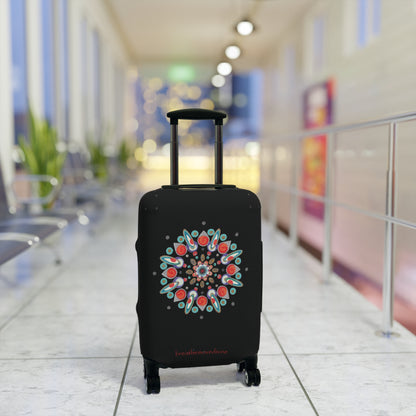 Inner Eye by breathemovedivine Colorful Mandala Suitcase Cover
