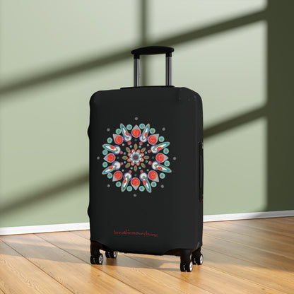 Inner Eye by breathemovedivine Colorful Mandala Suitcase Cover