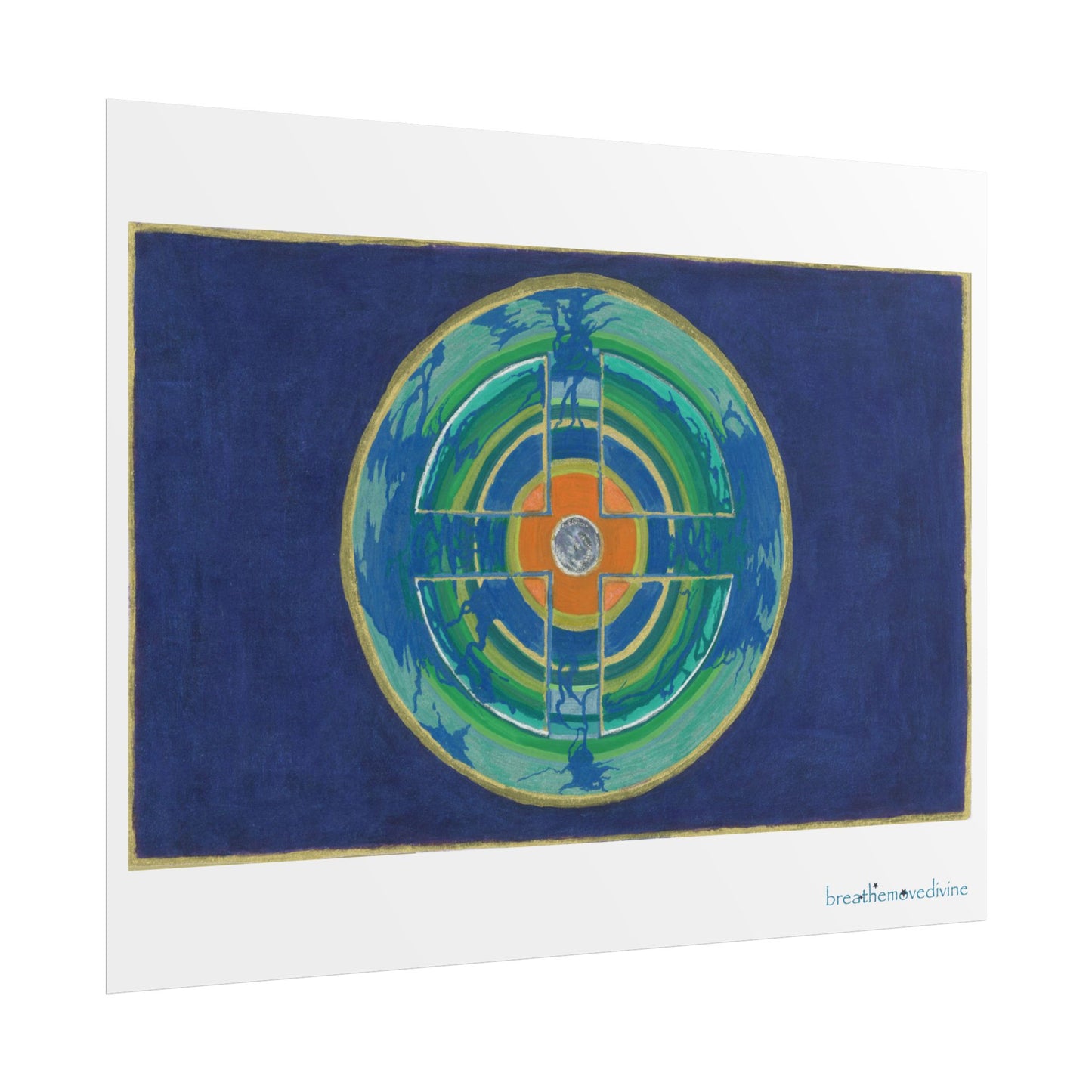 Fellow Humans by breathemovedivine Rolled Poster Print