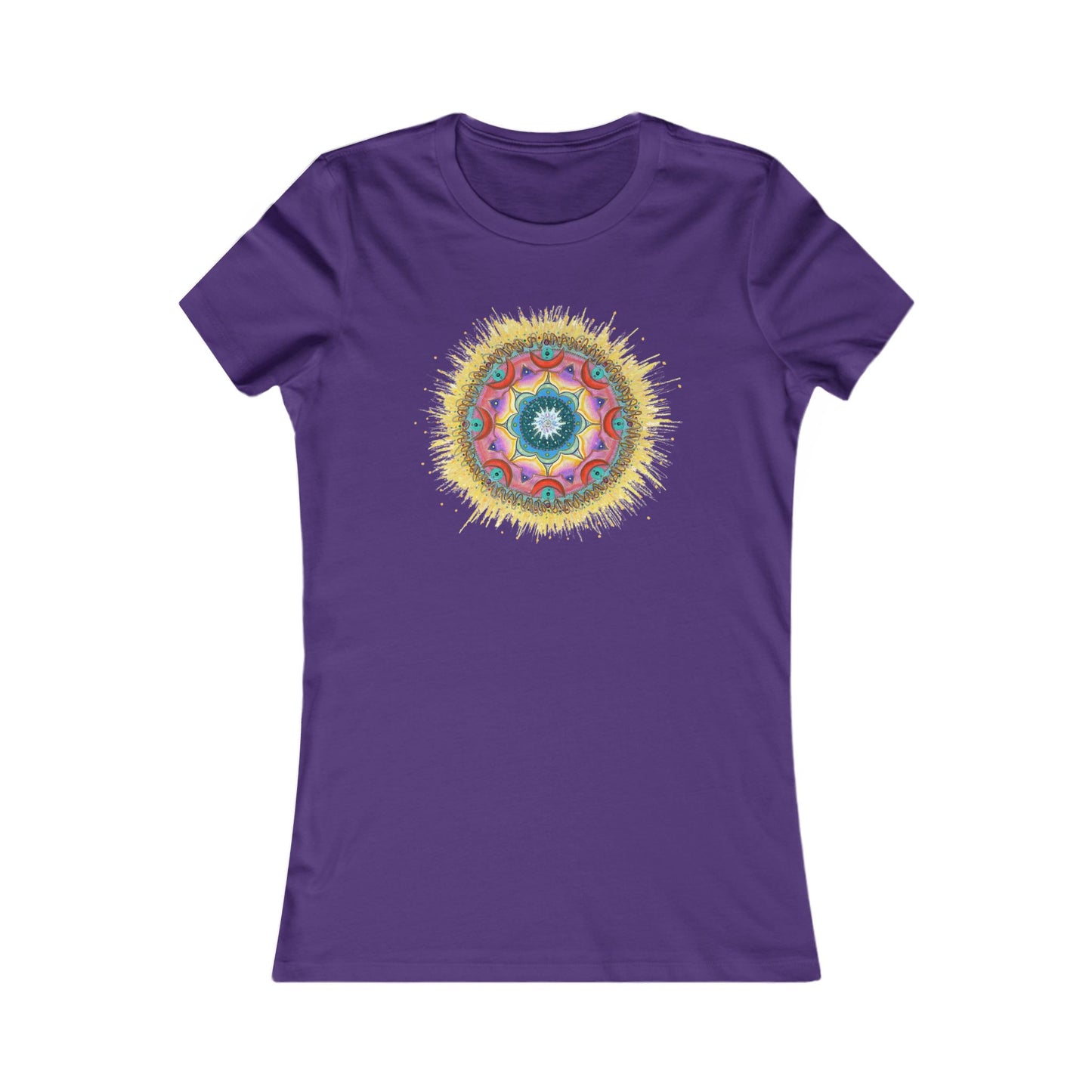 7 Chakras by breathemovedivine Mandala Women's Tee