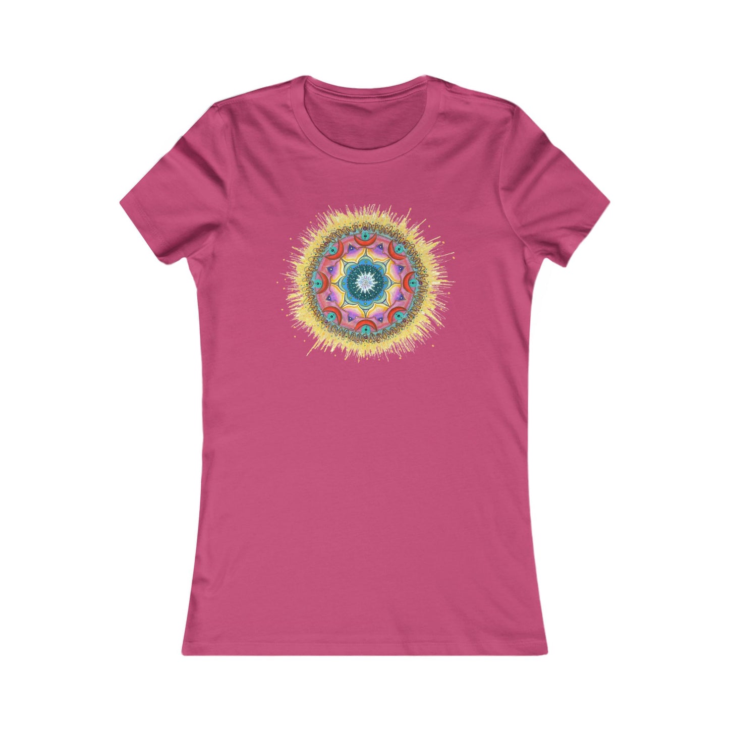 7 Chakras by breathemovedivine Mandala Women's Tee