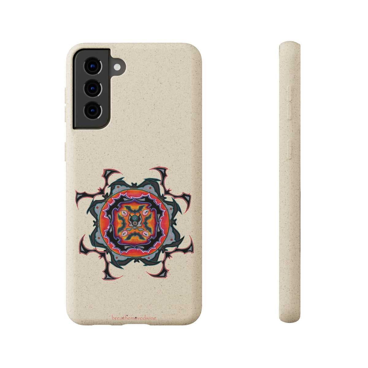 Scry by breathemovedivine Eco-Friendly Case for Android with Mandala Design