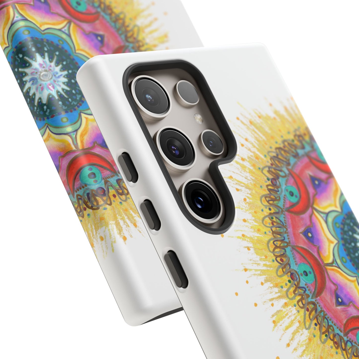 7 Chakras by breathemovedivine Mandala Design Case for Android