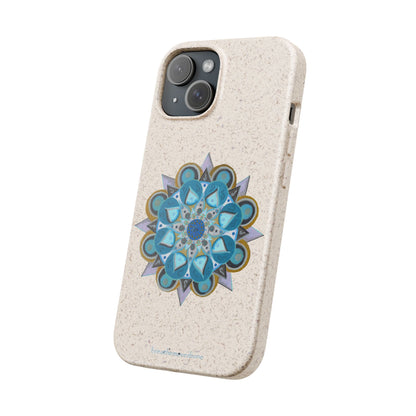 3 Chakras by breathemovedivine Eco-Friendly Case for iPhone with Mandala Design