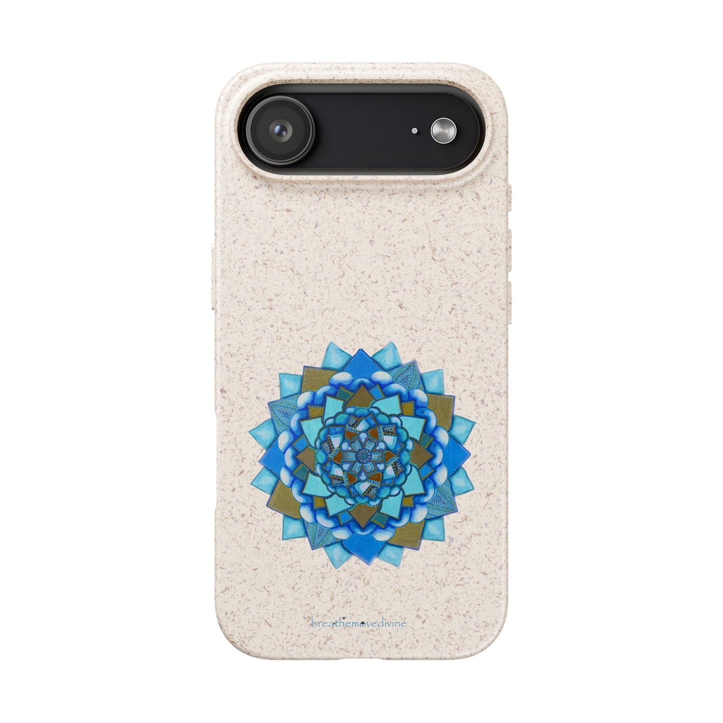 Voice by breathemovedivine Eco-Friendly Case for iPhone with Mandala Design -  21.87 front