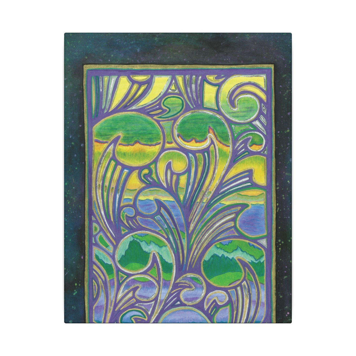 Lucid by breathemovedivine Stretched Canvas Wall Art