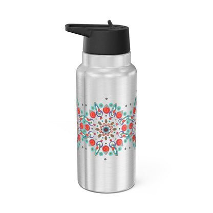 Inner Eye by breathemovedivine Colorful Gator Tumbler 32oz - Vibrant Insulated Drinkware for Adventure Lovers