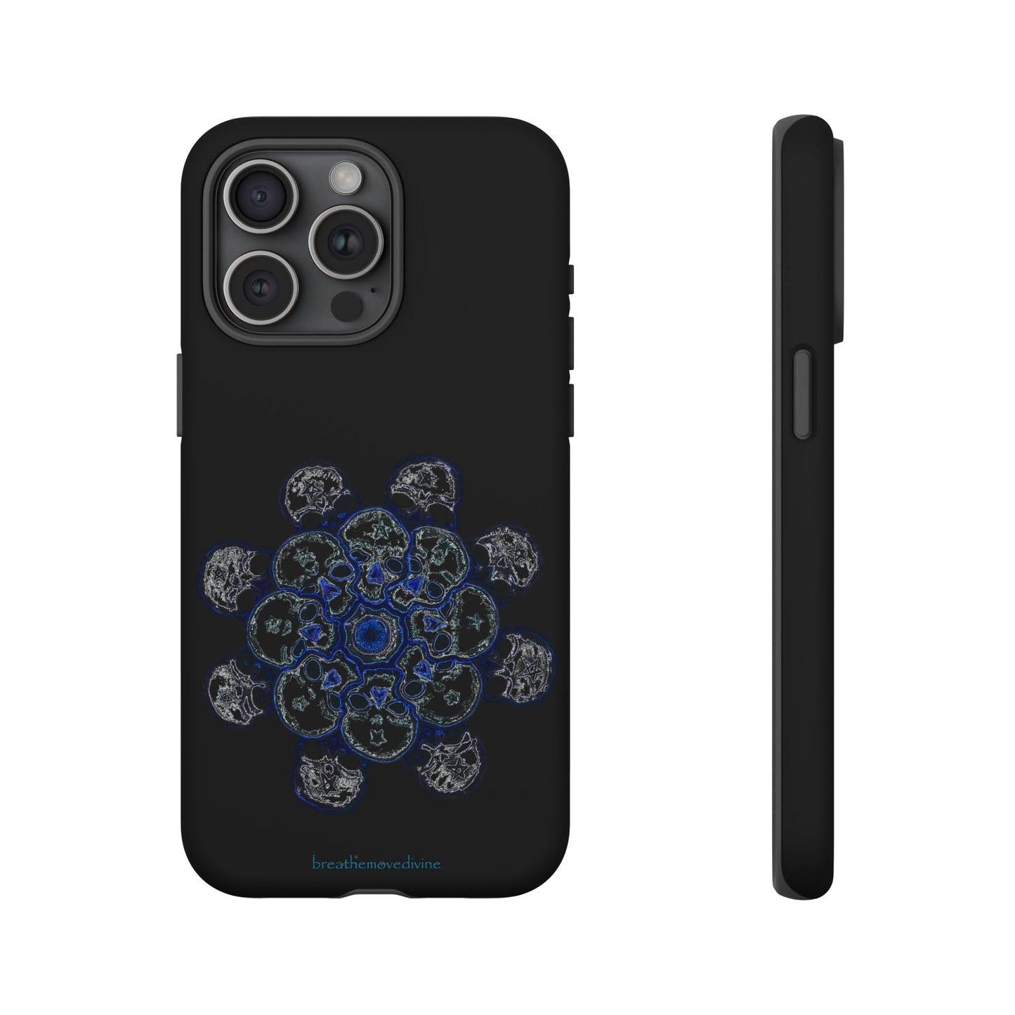 Flowers for Me by breathemovedivine Mandala Design Case for iPhone