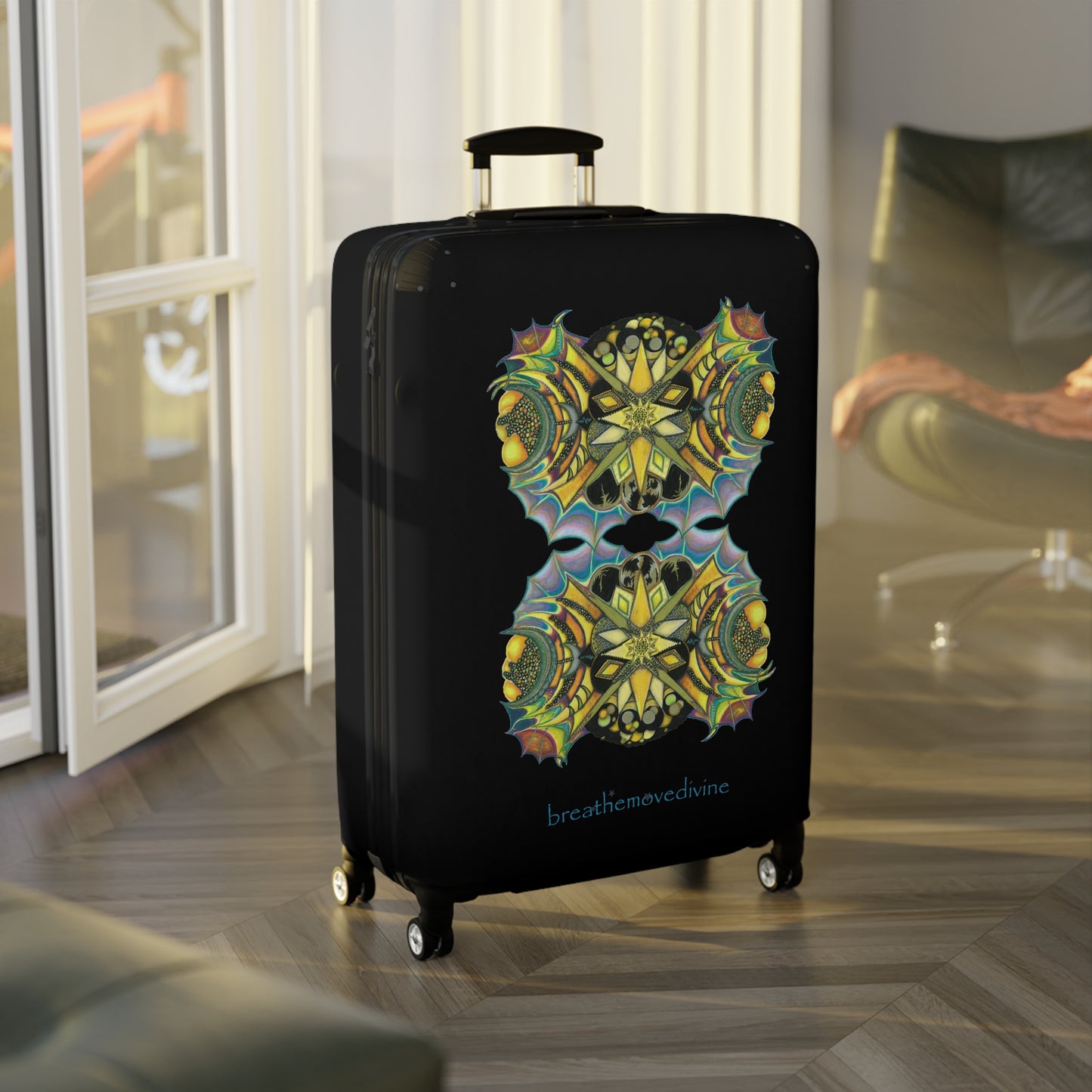 Creature by breathemovedivine Butterfly Suitcase Cover