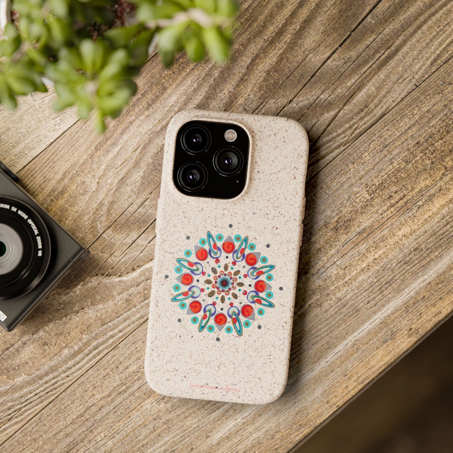 Inner Eye by breathemovedivine Eco-Friendly Case for iPhone with Mandala Design