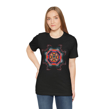Scry by breathemovedivine Mandala Unisex Jersey T
