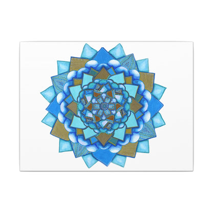 Voice by breathemovedivine Meditative Mandala Canvas Art - Stretched Wall Decor