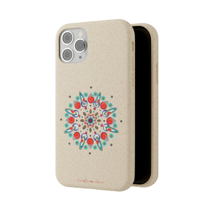 Inner Eye by breathemovedivine Eco-Friendly Case for iPhone with Mandala Design