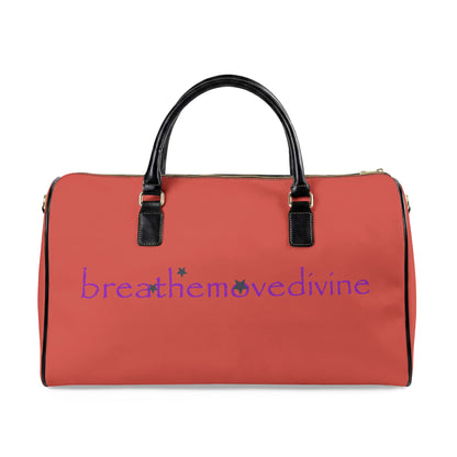 Untitled by breathemovedivine Leather Travel Bag