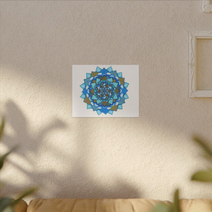 Voice by breathemovedivine Meditative Mandala Canvas Art - Stretched Wall Decor