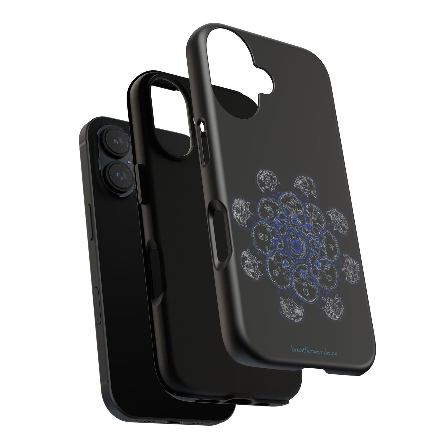 Flowers for Me by breathemovedivine Mandala Design Case for iPhone