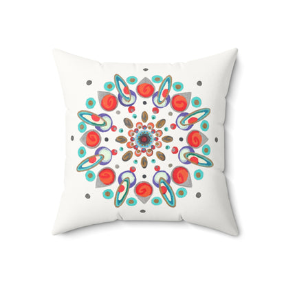 Inner Eye by breathemovedivine Faux Suede Decorative Pillow