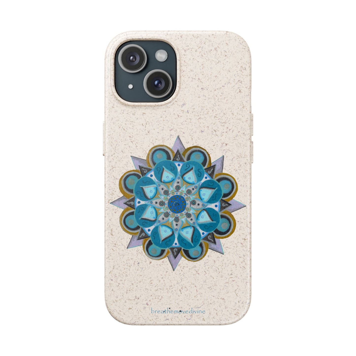 3 Chakras by breathemovedivine Eco-Friendly Case for iPhone with Mandala Design