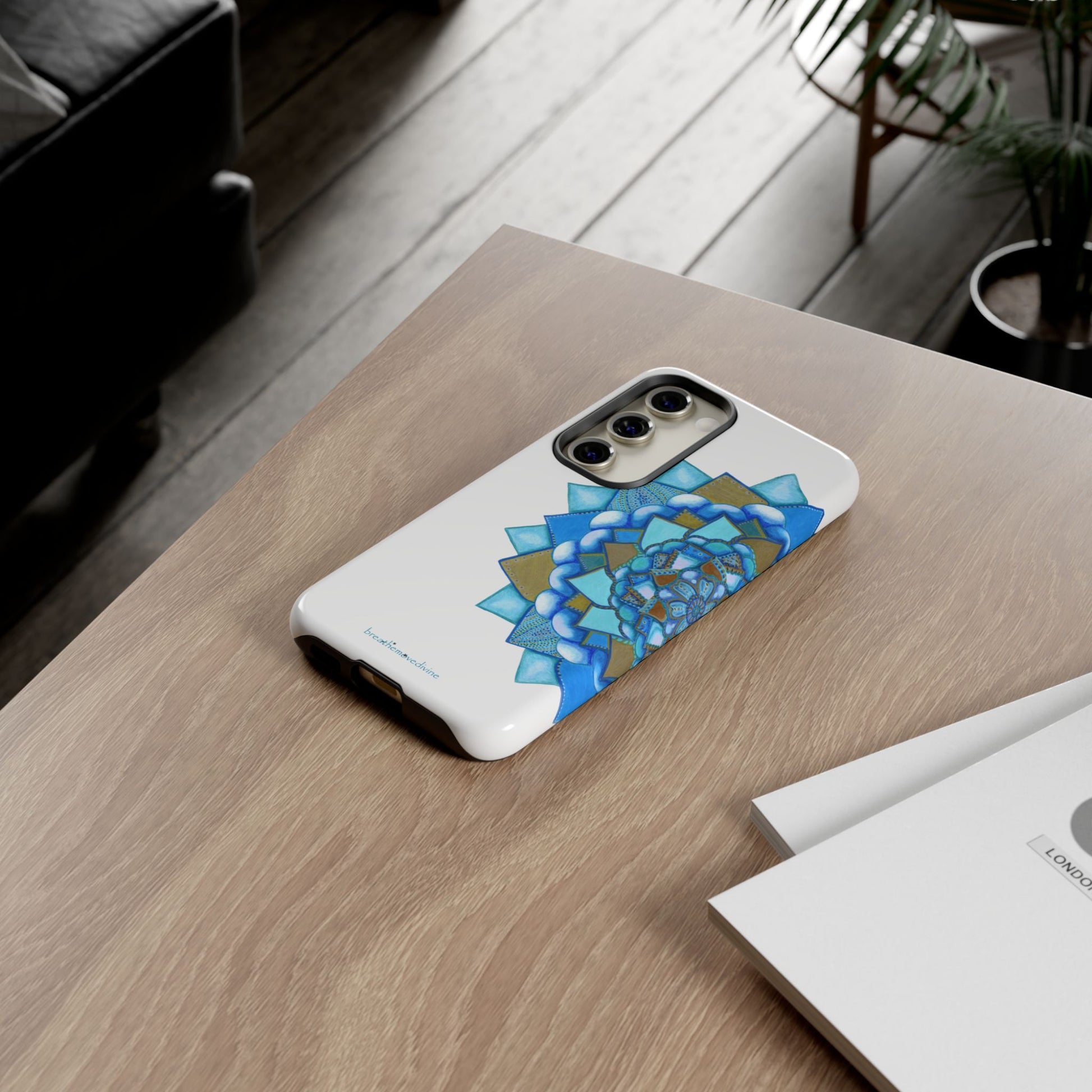 Voice by breathemovedivine Mandala Phone Case for Android - breathemovedivine -  Phone Case lifestyle