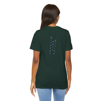 Scry by breathemovedivine Mandala Unisex Jersey T