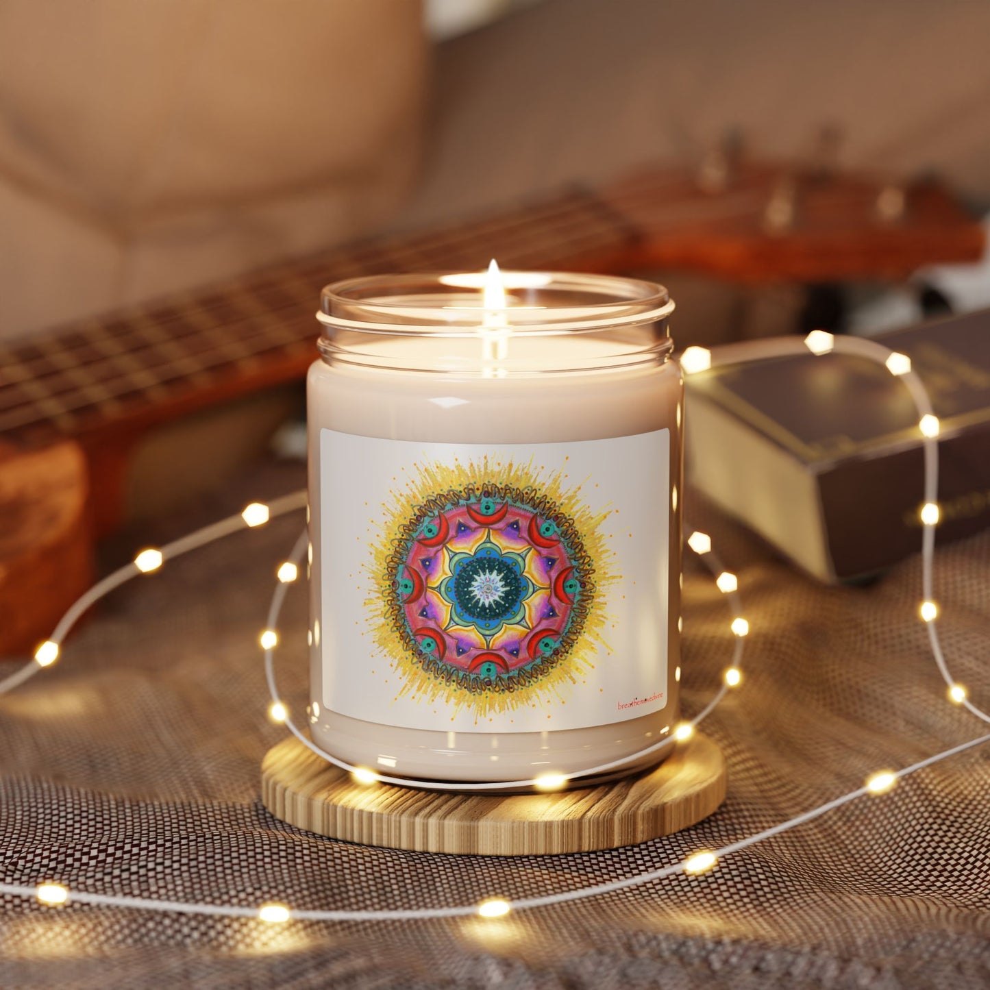 7 Chakras by breathemovedivine Scented Soy Candle - 9oz