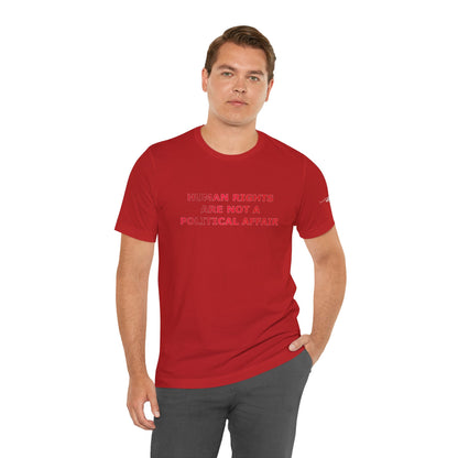 Human Rights Red Unisex T - breathemovedivine RESIST