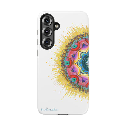 7 Chakras by breathemovedivine Mandala Phone Case for Android -  28.00