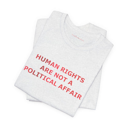 Human Rights Red Unisex T - breathemovedivine RESIST