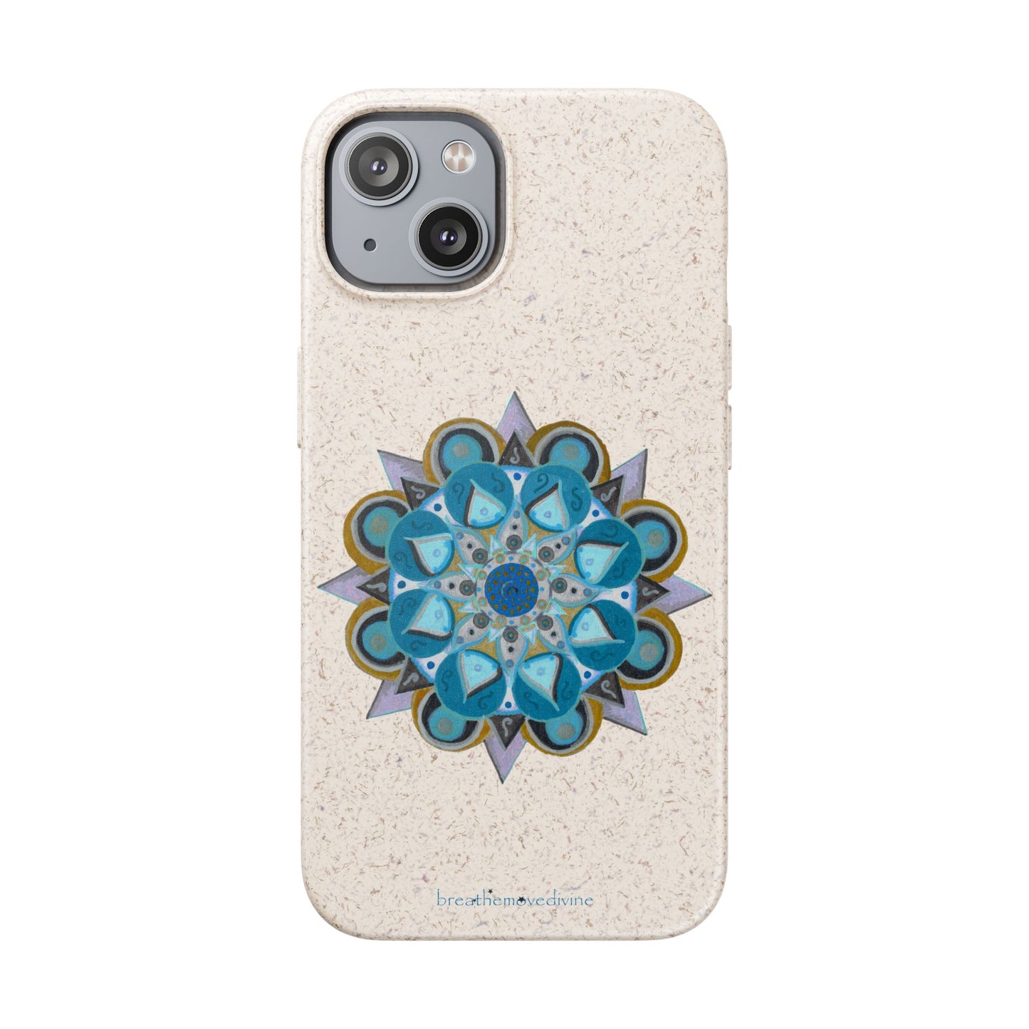 3 Chakras by breathemovedivine Eco-Friendly Case for iPhone with Mandala Design