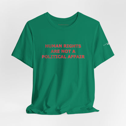 Human Rights Red Unisex T - breathemovedivine RESIST