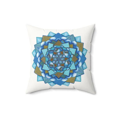 Voice by breathemovedivine Faux Suede Decorative Pillow | Bohemian Home Accent Red