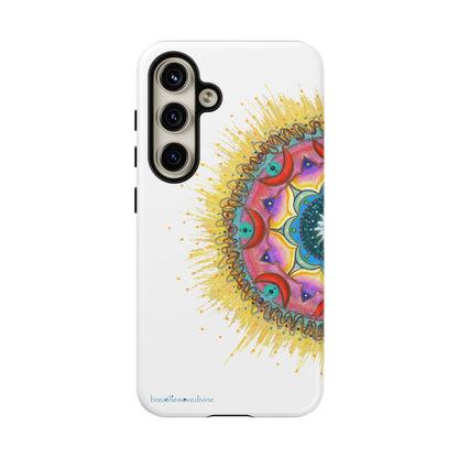 7 Chakras by breathemovedivine Mandala Phone Case for Android -  28.00