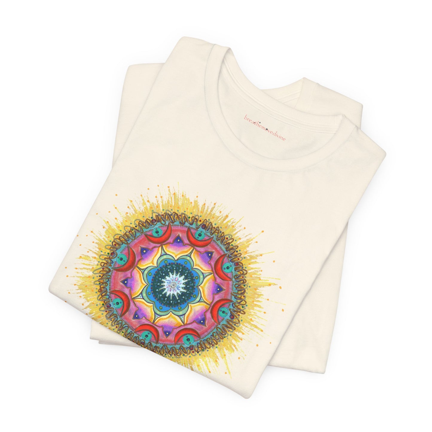 7 Chakras by breathemovedivine Unisex Jersey T