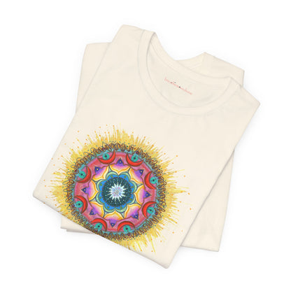7 Chakras by breathemovedivine Unisex Jersey T