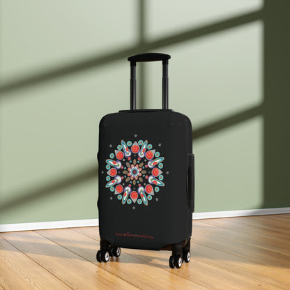 Inner Eye by breathemovedivine Colorful Mandala Suitcase Cover