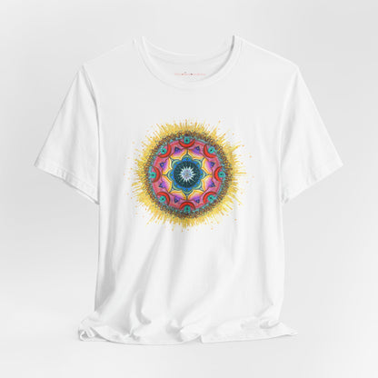 7 Chakras by breathemovedivine Unisex Jersey T