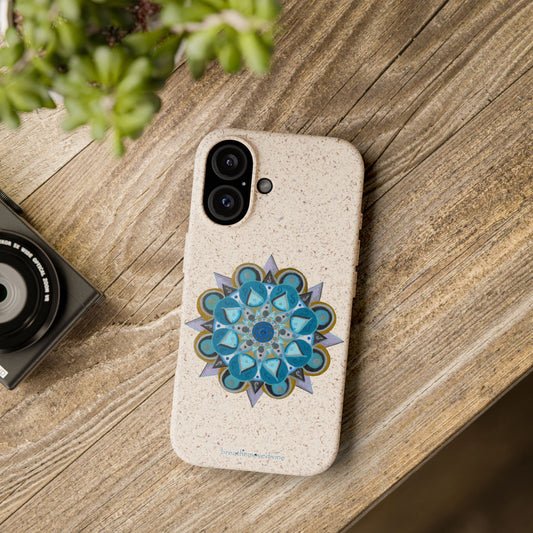 3 Chakras by breathemovedivine Eco-Friendly Case for iPhone with Mandala Design