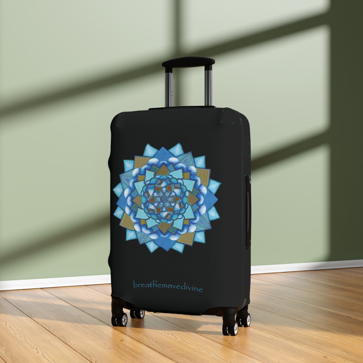 Voice by breathemovedivine Suitcase Cover - Travel with Style and Inspiration