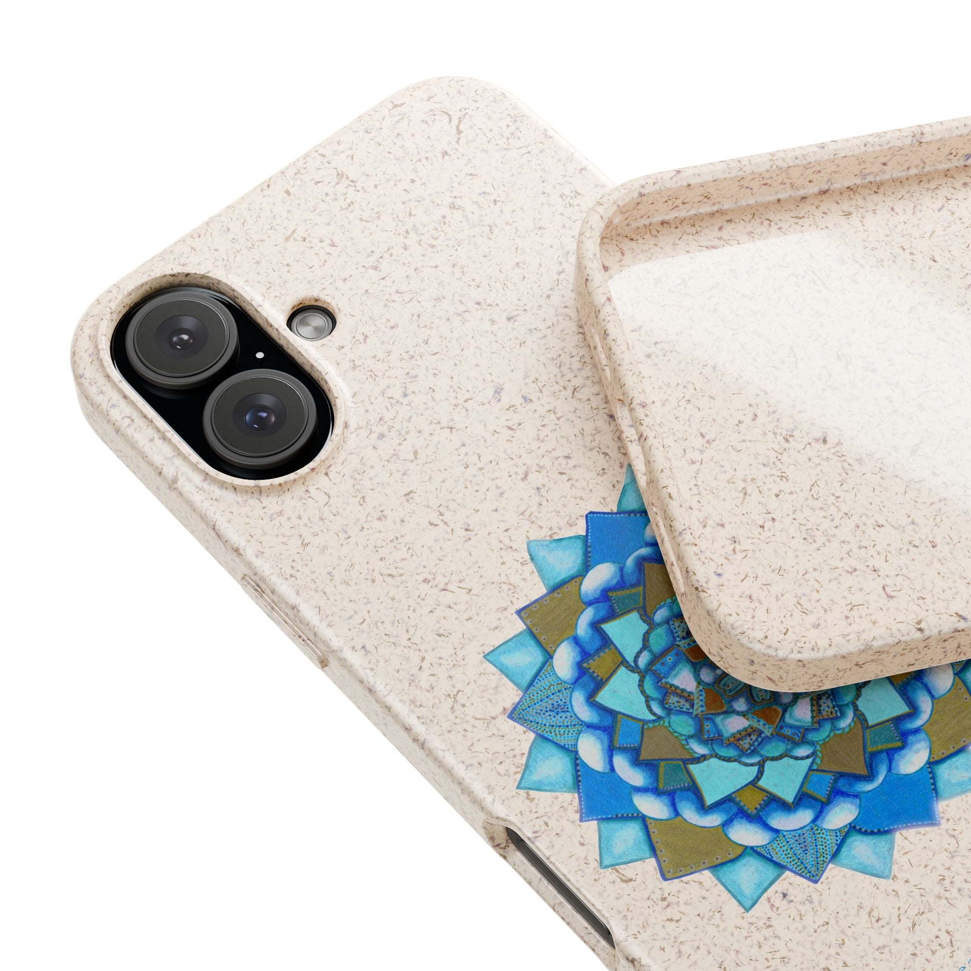 Voice by breathemovedivine Eco-Friendly Case for iPhone with Mandala Design -  21.87 front and inside