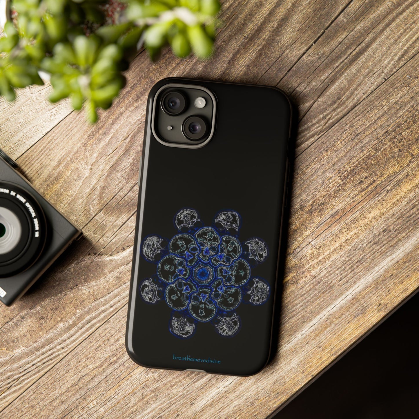 Flowers for Me by breathemovedivine Mandala Design Case for iPhone