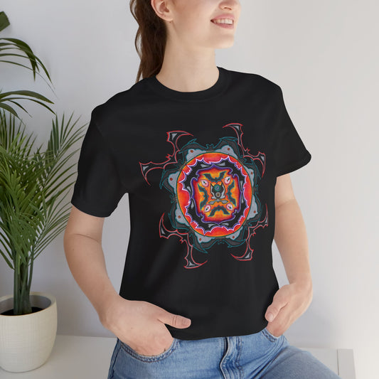 Scry by breathemovedivine Mandala Unisex Jersey T
