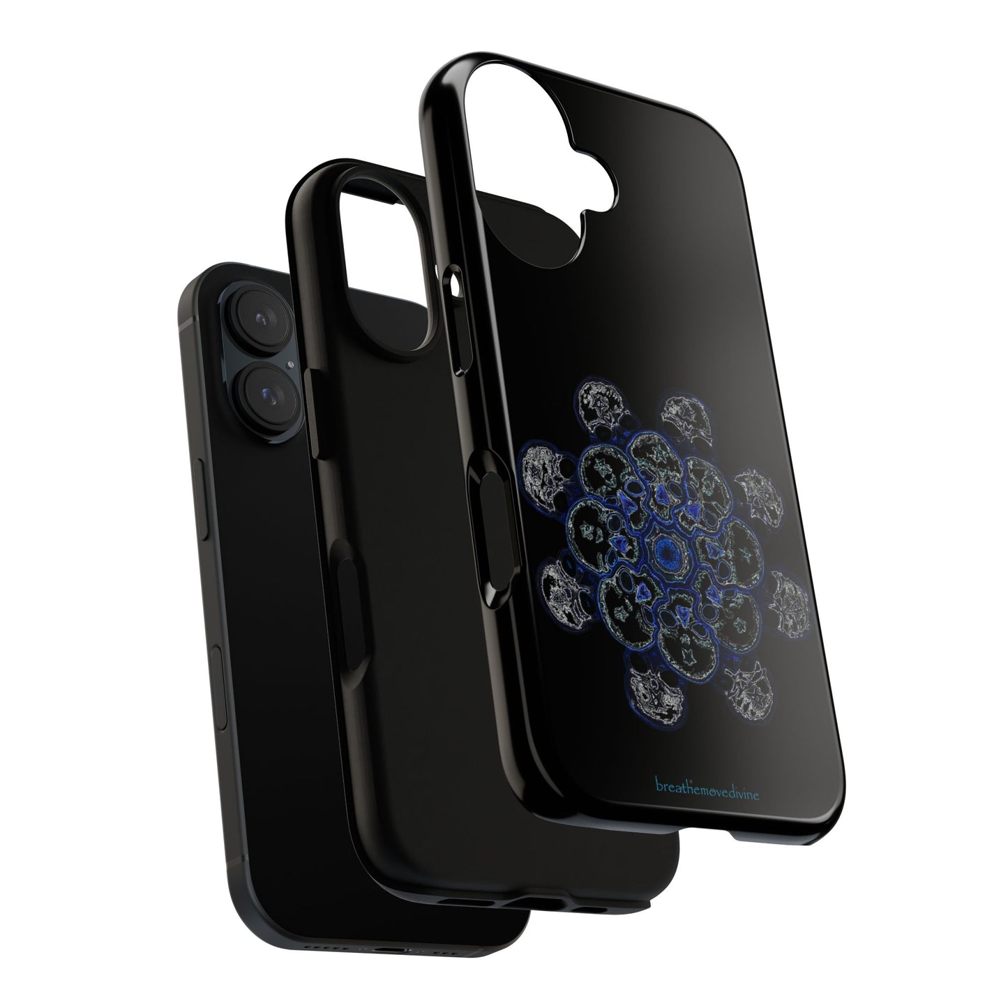 Flowers for Me by breathemovedivine Mandala Design Case for iPhone