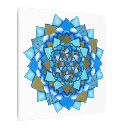 Voice by breathemovedivine Meditative Mandala Canvas Art - Stretched Wall Decor
