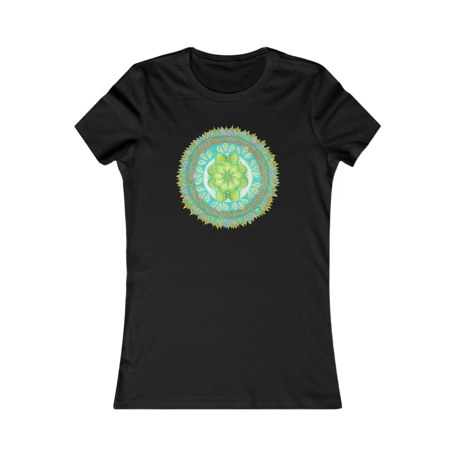 Heart Flame by breathemovedivine Bohemian Mandala Women's Tee