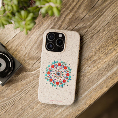 Inner Eye by breathemovedivine Eco-Friendly Case for iPhone with Mandala Design